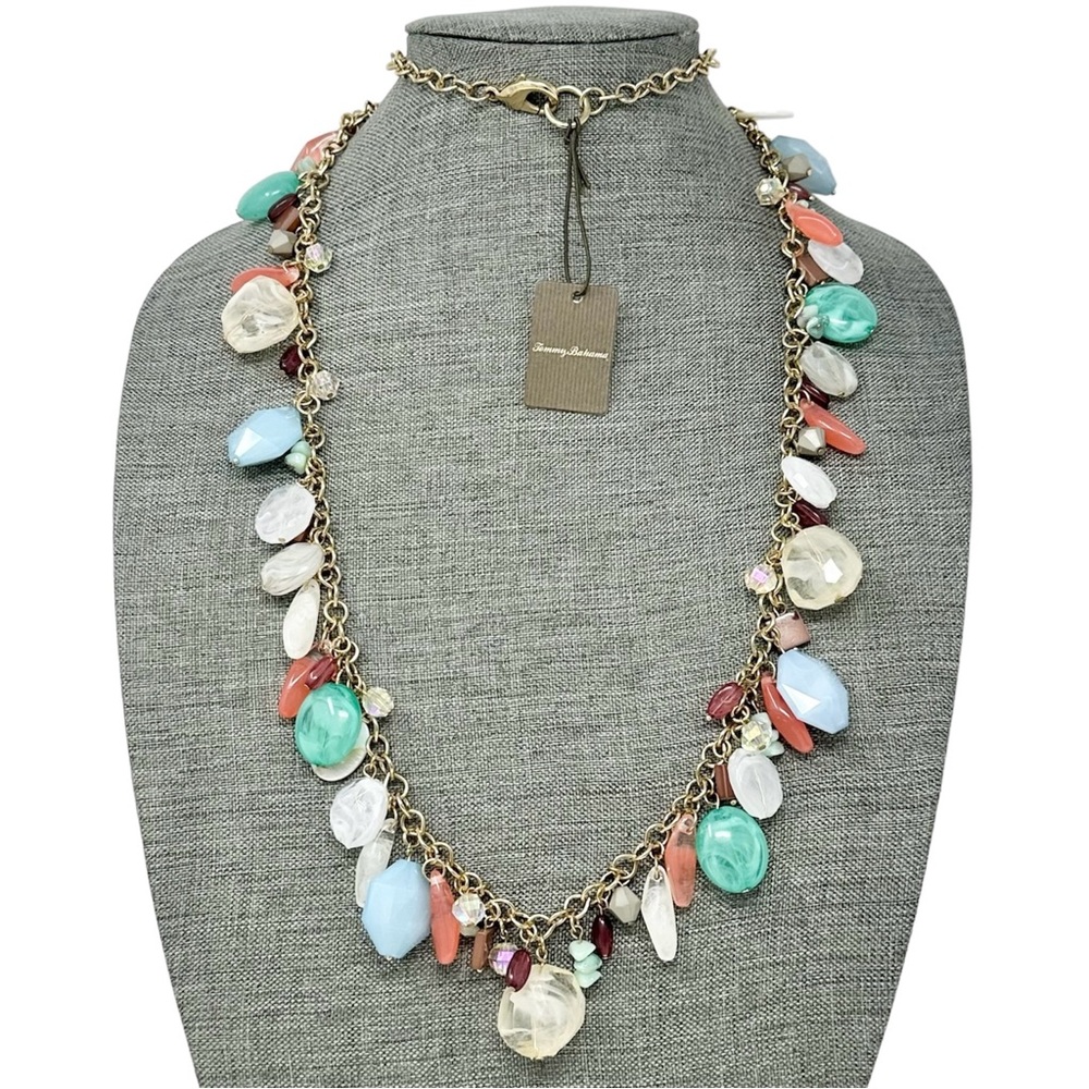 Tommy Bahama Long Beach Multicolor Beaded Necklace New NWT